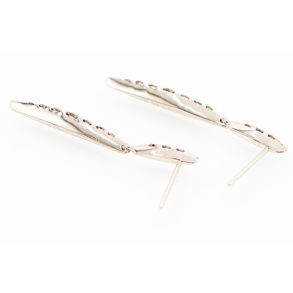 カシケイ　K18BG ネイキッド ダイアイリピアス 1.00ct 3.70g　イメージ(3)