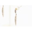 カシケイ　K18BG ネイキッド ダイアイリピアス 1.00ct 3.70g　サイド