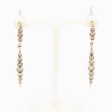 画像: カシケイ　K18BG ネイキッド ダイアイリピアス 1.00ct 3.70g