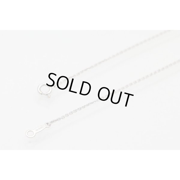 ミキモト　K18WG/PG ダイアイリペンダントネックレス 0.25ct 0.71ct 11.40g　留め具外したイメージ