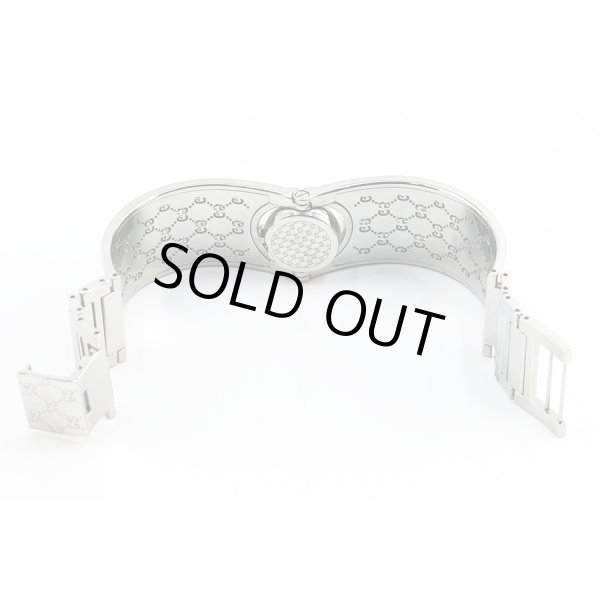 グッチ　トワール　１１２　シェル文字盤　Ｄベゼル　バングル