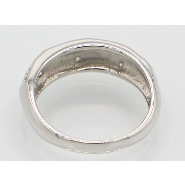 PT900 ダイアイリリング 0.14ct 5.50g　内側