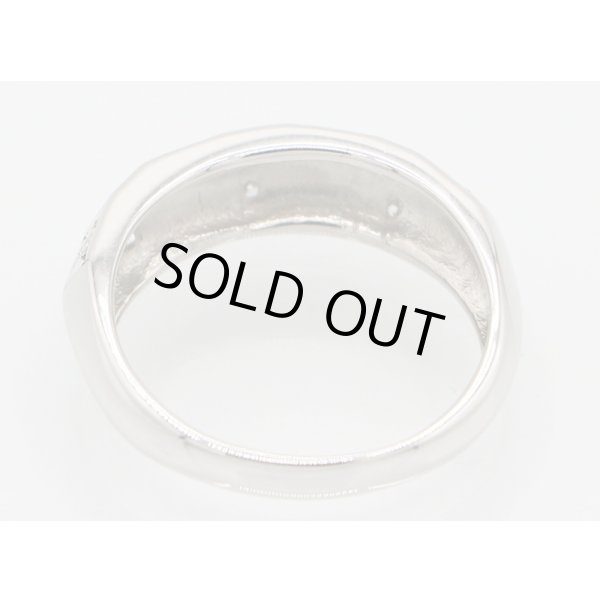 PT900 ダイアイリリング 0.14ct 5.50g　内側