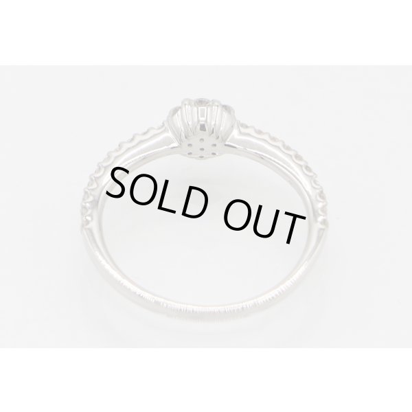 PT900 ダイアイリリング0.30ct 2.60g　内側