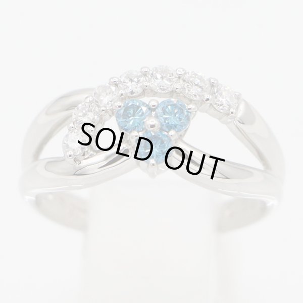 PT900 ダイアイリリング 0.50ct 4.40g