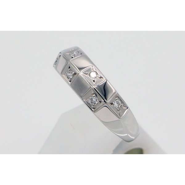 PT900 ダイアイリリング 0.14ct 5.50g　サイド