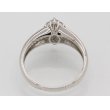 ノーブランドジュエリー PT900 ダイアイリリング 0.39ct 0.19ct 4.50g　内側