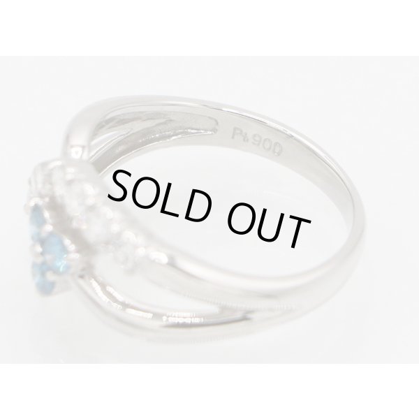 PT900 ダイアイリリング 0.50ct 4.40g　刻印