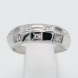 PT900 ダイアイリリング 0.14ct 5.50g