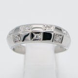 画像: PT900 ダイアイリリング 0.14ct 5.50g