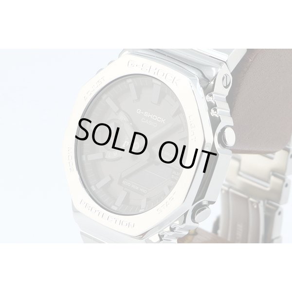 カシオ　Ｇショック　ＧＭ－Ｂ２１００Ｄ　デジアナ　黒文字盤　サイド拡大