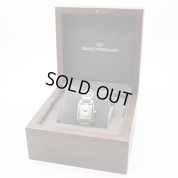 ジラールペルゴ　ヴィンテージ１９４５　２５９３２　銀文字盤　箱