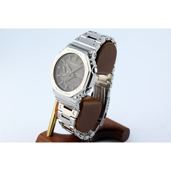 カシオ　Ｇショック　ＧＭ－Ｂ２１００Ｄ　デジアナ　黒文字盤　サイド