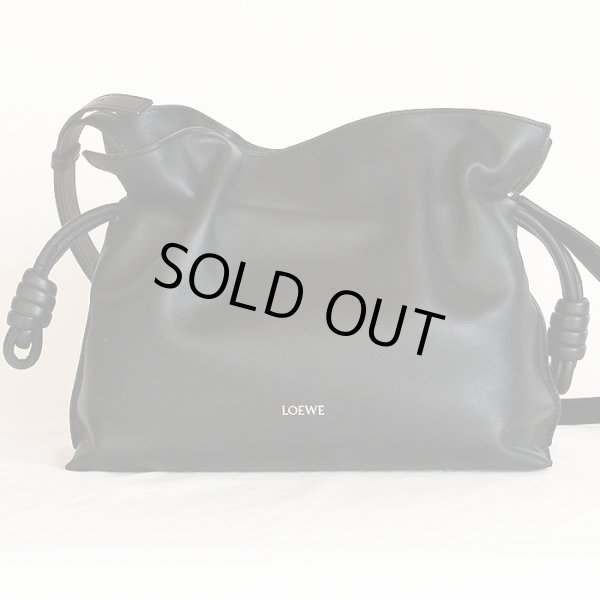 ロエベ　フラメンコ　クラッチ　ミディアム　A411FC1XBF　ブラック