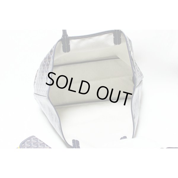 ゴヤール　サン・ルイPM　STLOUIPMLTY12CL12P　ブルーマリン　中身