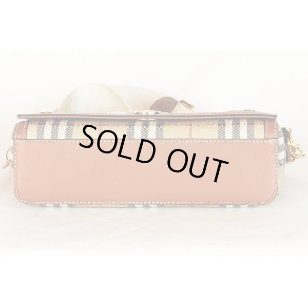 バーバリー　トップハンドルノートバック　8066165　ブライアーブラウン　底