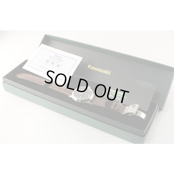 セイコー　カワサキコラボＬＳＡウォッチ　Ｐ１８０９　緑文字盤　箱・無記名保証書