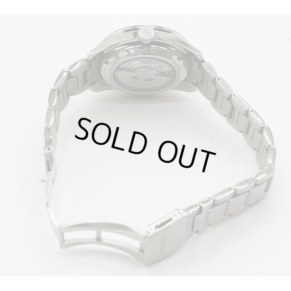 セイコー　プレサージュ　シャープエッジＧＭＴ　ＳＡＲＦＧ００７　白文字盤　裏面