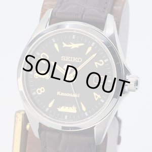 画像: セイコー　カワサキコラボＬＳＡウォッチ　Ｐ１８０９　緑文字盤 ４Ｒ３５－０４Ｐ０