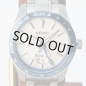 画像: セイコー プレサージュ シャープエッジGMT SARF007 白文字盤