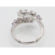 セイレーン アズーロ K18WG アメシストダイアイリリング 0.60ct 0.65ct 5.80g　内側