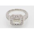 ノーブランドジュエリー PT900 ダイアイリリング 0.824ct 0.47ct 6.90g　拡大