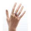 セイレーン アズーロ K18WG アメシストダイアイリリング 0.60ct 0.65ct 5.80g　装着イメージ