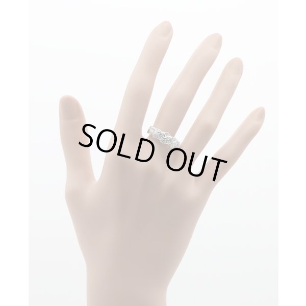 セイコージュエリー PT900 ダイアイリリング 0.71ct 7.10g　装着イメージ