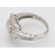 ノーブランドジュエリー PT900 ダイアイリリング 0.824ct 0.47ct 6.90g　刻印