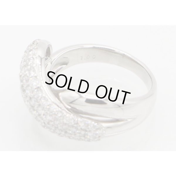 ノーブランドジュエリー PT900 ダイアイリリング 1.00ct 10.10g　刻印(1)