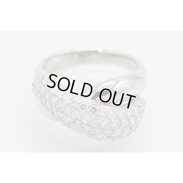 ノーブランドジュエリー PT900 ダイアイリリング 1.00ct 10.10g　拡大