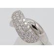 ノーブランドジュエリー PT900 ダイアイリリング 1.00ct 10.10g　サイド
