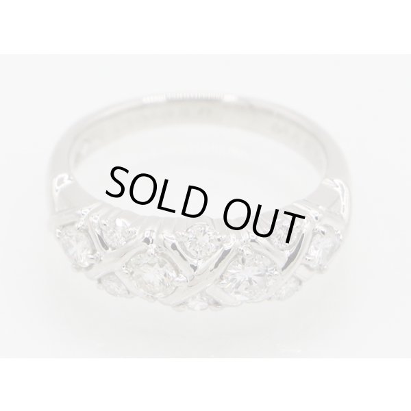 セイコージュエリー PT900 ダイアイリリング 0.71ct 7.10g　拡大