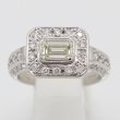 ノーブランドジュエリー PT900 ダイアイリリング 0.824ct 0.47ct 6.90g