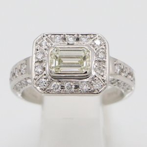 画像: PT900 ダイアイリリング 0.824ct 0.47ct 6.90g