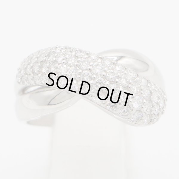 ノーブランドジュエリー PT900 ダイアイリリング 1.00ct 10.10g