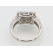 ノーブランドジュエリー PT900 ダイアイリリング 0.824ct 0.47ct 6.90g　内側
