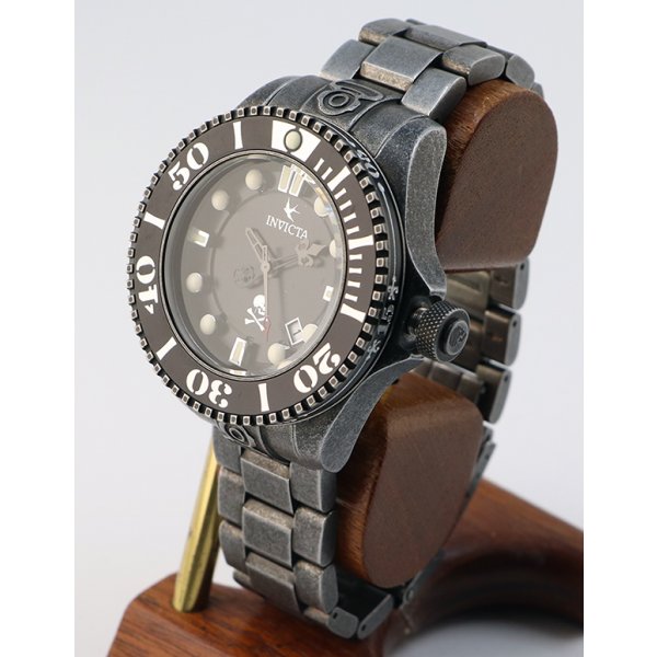 インヴィクタ　パイレーツオブカリビアン　２５１９８　黒文字盤　サイド