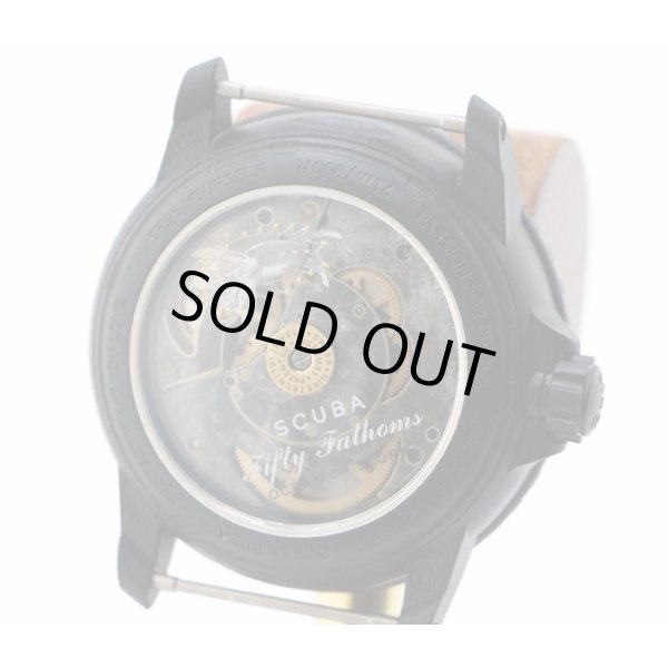 スウォッチ　ブランパンコラボ　フィフティファソズム　オーシャンオブストーム（月）　盤面裏