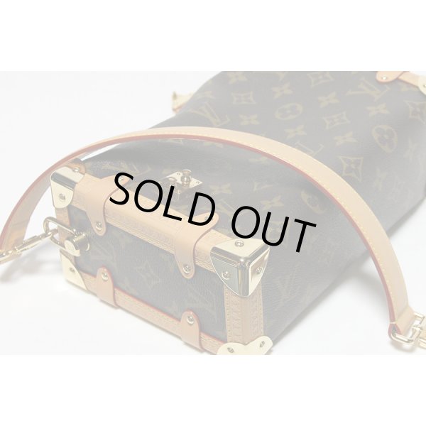 ルイ・ヴィトン　サイドトランクMM M46358　ヌメ革全体にうっすらと焼け