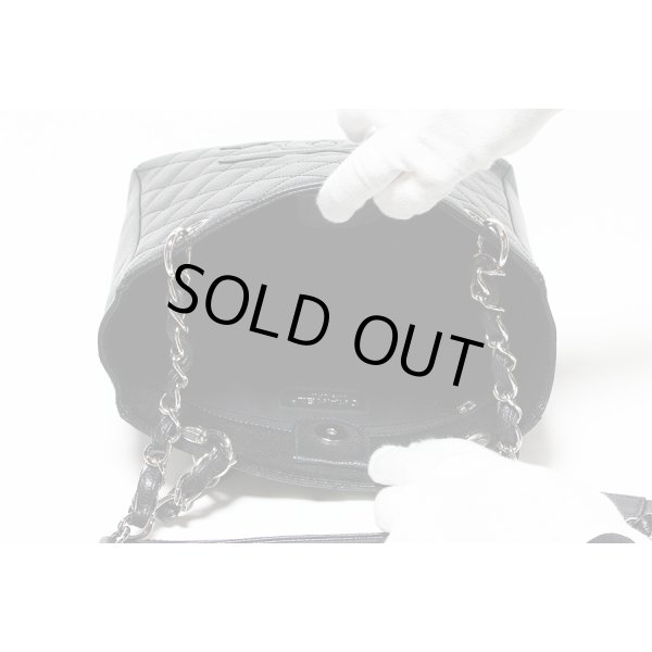 シャネル　PST チェーントートバック A20994 ブラック／SIV金具　中身