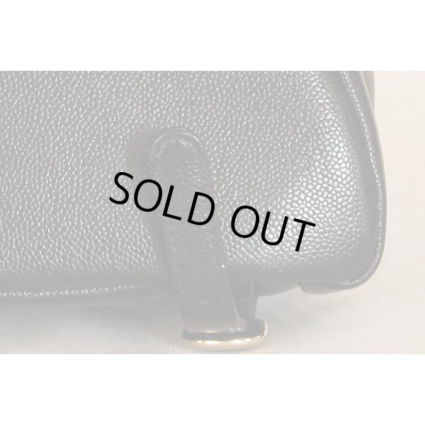 シャネル　マトラッセ チェーンリュック AS3787 ブラック／GP金具　底拡大