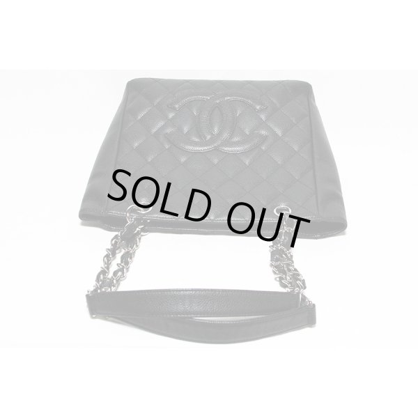 シャネル　PST チェーントートバック A20994 ブラック／SIV金具　持ち手