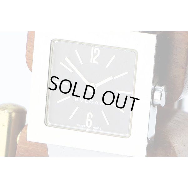 ブルガリ　クアドラ　ＳＤ２７ＳＳＤ　黒文字盤　表面拡大