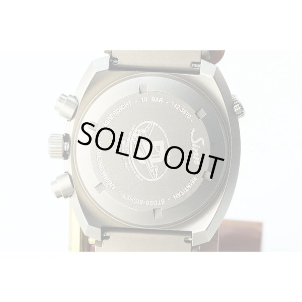 ジン　４２１ＴＩ　クロノグラフ　黒文字盤　ＧＳＧ９限定　裏面拡大