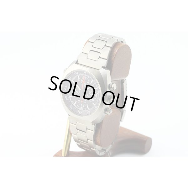 ジン　４２１ＴＩ　クロノグラフ　黒文字盤　ＧＳＧ９限定　サイド