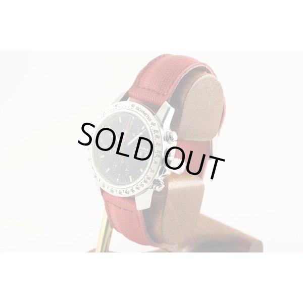 ジン　３０３　クロノグラフ　アウトバーン　黒文字盤　サイド