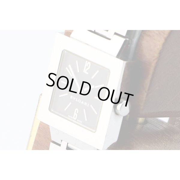 ブルガリ　クアドラ　ＳＤ２７ＳＳＤ　黒文字盤　サイド拡大