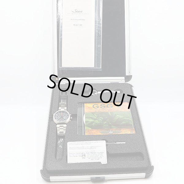 ジン　４２１ＴＩ　クロノグラフ　黒文字盤　ＧＳＧ９限定　箱・保証書