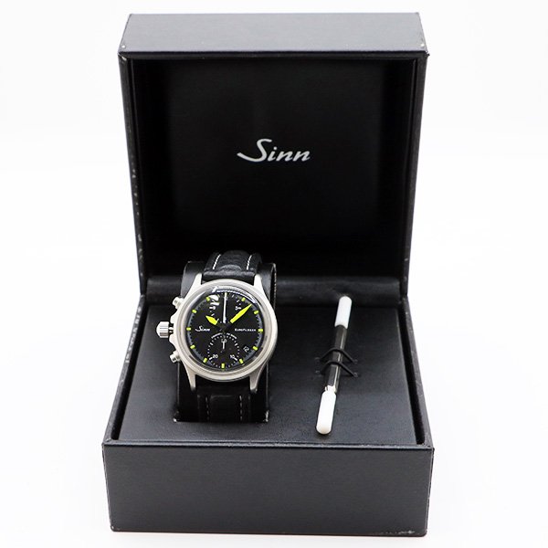 ジン　３５６　ユーロフリーガー　黒文字盤  黄色針　箱